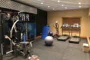 Zajac Ranch Camp Counselors gym room