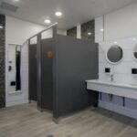 canmore hostel bathroom