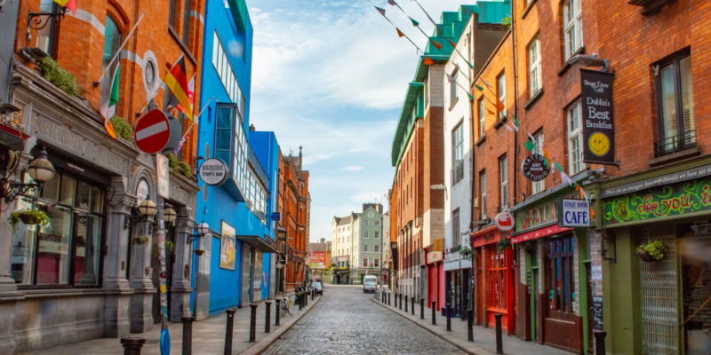 Street in Dublin centre