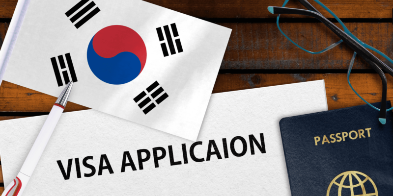 Visa application to South Korea