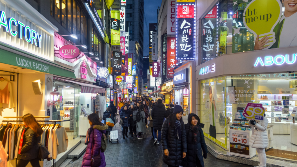 myeongdong south korea