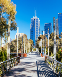 Birrarung Marr in Melbourne Australia